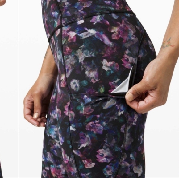 Lululemon Fast And Free Short 10" *Non-Reflective Activate Floral Multi Size 4 - Picture 3 of 12